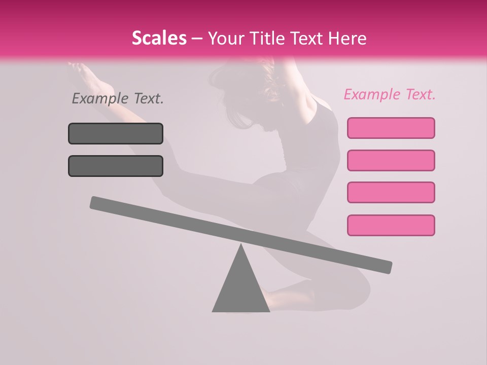 Gymnastic Performance Dancer PowerPoint Template