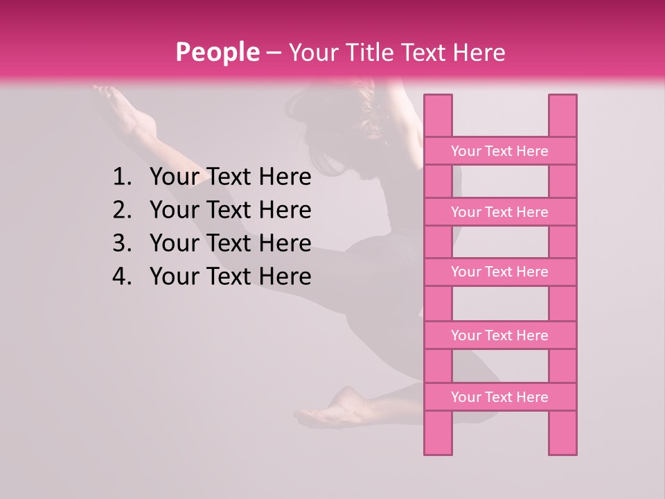 Gymnastic Performance Dancer PowerPoint Template