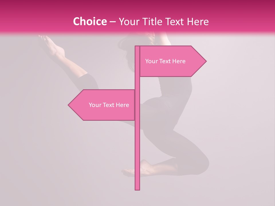 Gymnastic Performance Dancer PowerPoint Template
