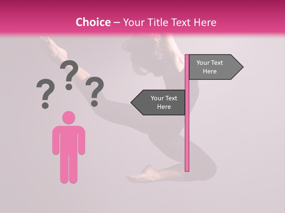 Gymnastic Performance Dancer PowerPoint Template