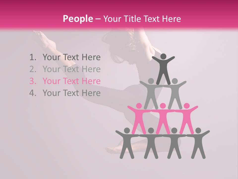 Gymnastic Performance Dancer PowerPoint Template