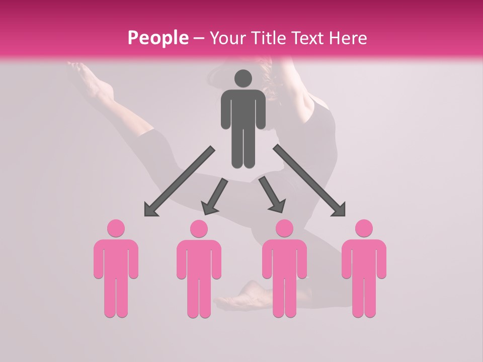 Gymnastic Performance Dancer PowerPoint Template