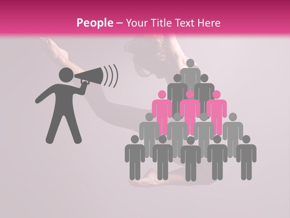 Gymnastic Performance Dancer PowerPoint Template