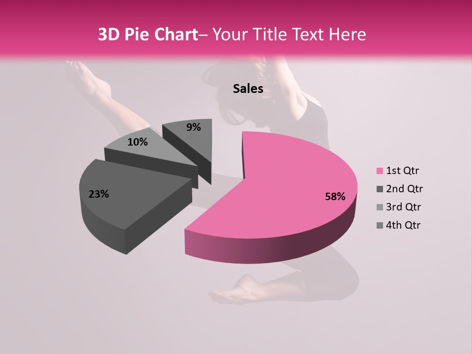 Gymnastic Performance Dancer PowerPoint Template