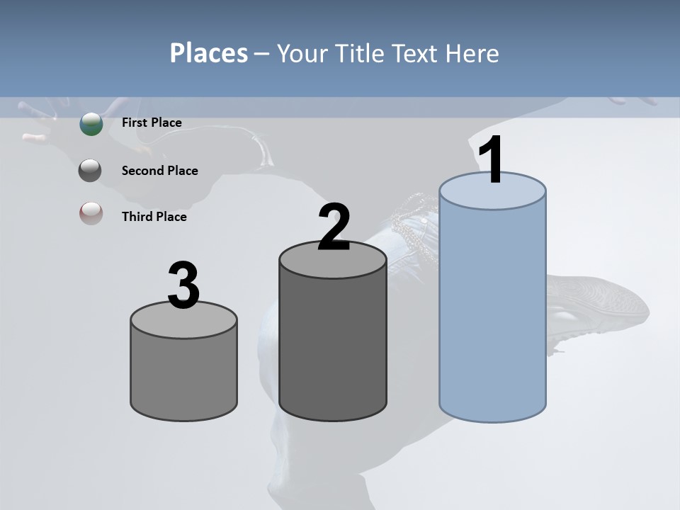 A Man Is Jumping In The Air With His Skateboard PowerPoint Template