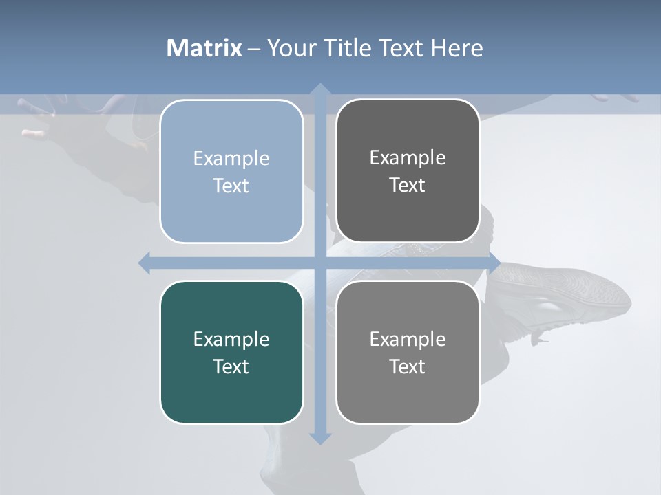 A Man Is Jumping In The Air With His Skateboard PowerPoint Template