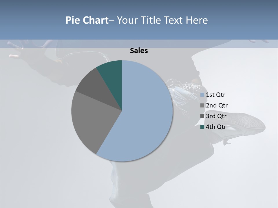 A Man Is Jumping In The Air With His Skateboard PowerPoint Template