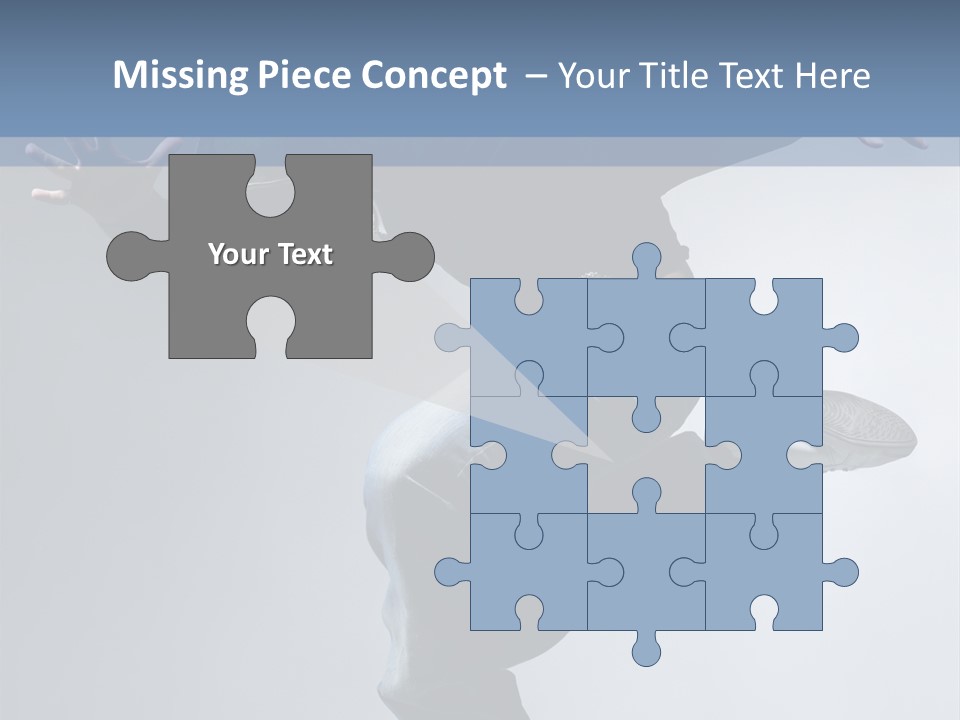 A Man Is Jumping In The Air With His Skateboard PowerPoint Template