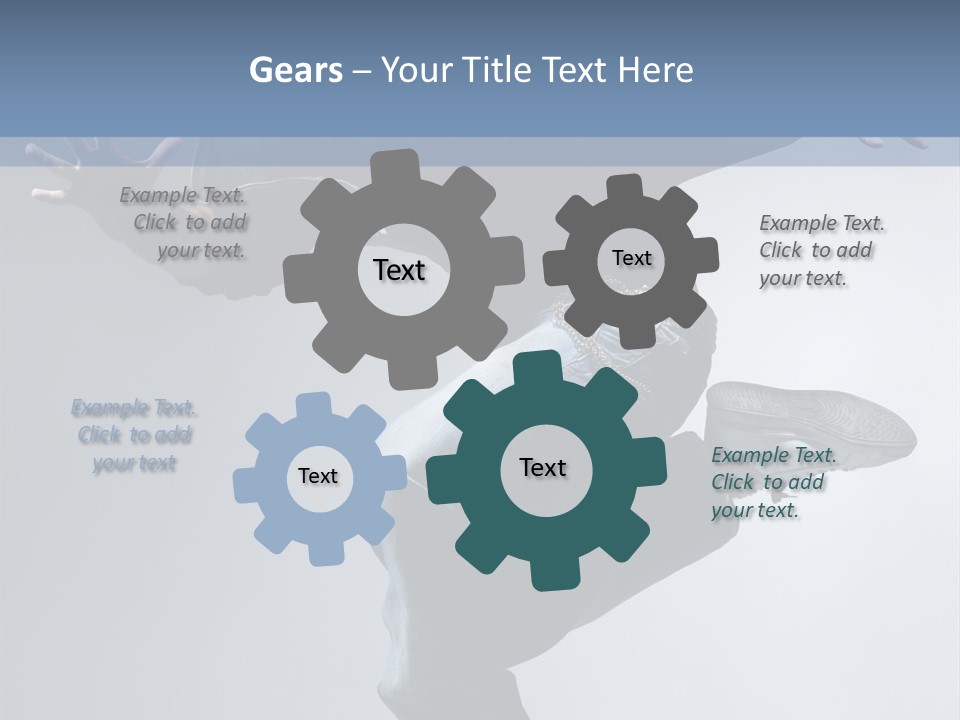 A Man Is Jumping In The Air With His Skateboard PowerPoint Template