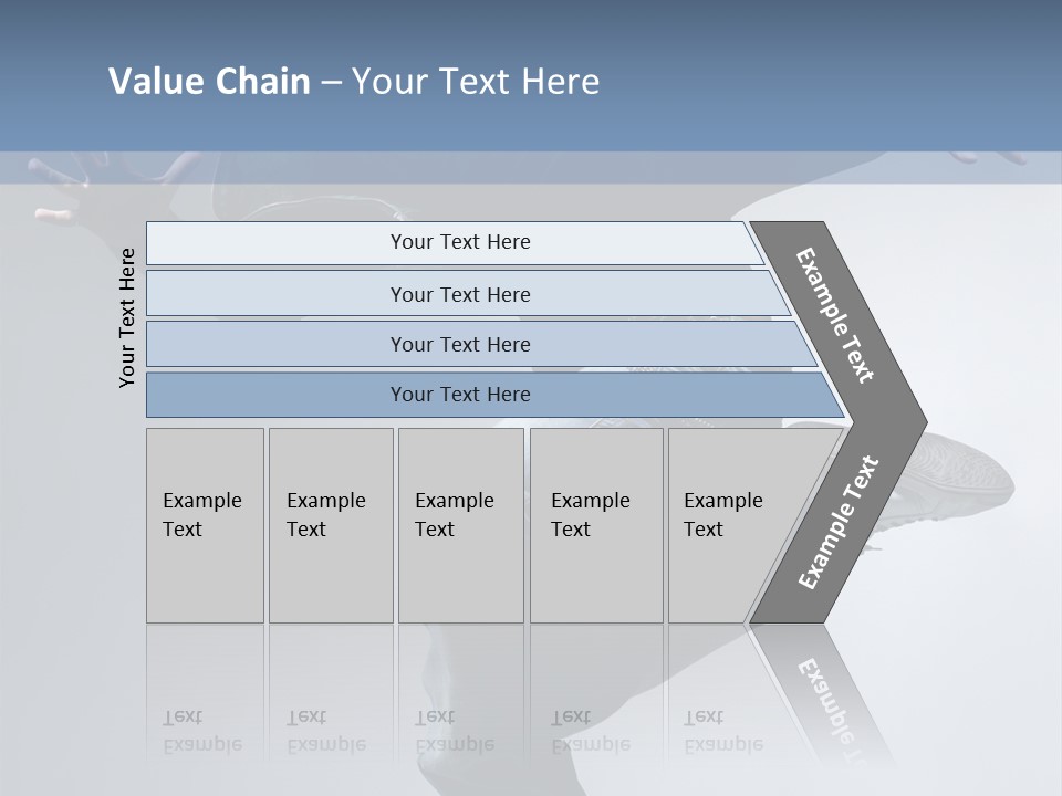 A Man Is Jumping In The Air With His Skateboard PowerPoint Template