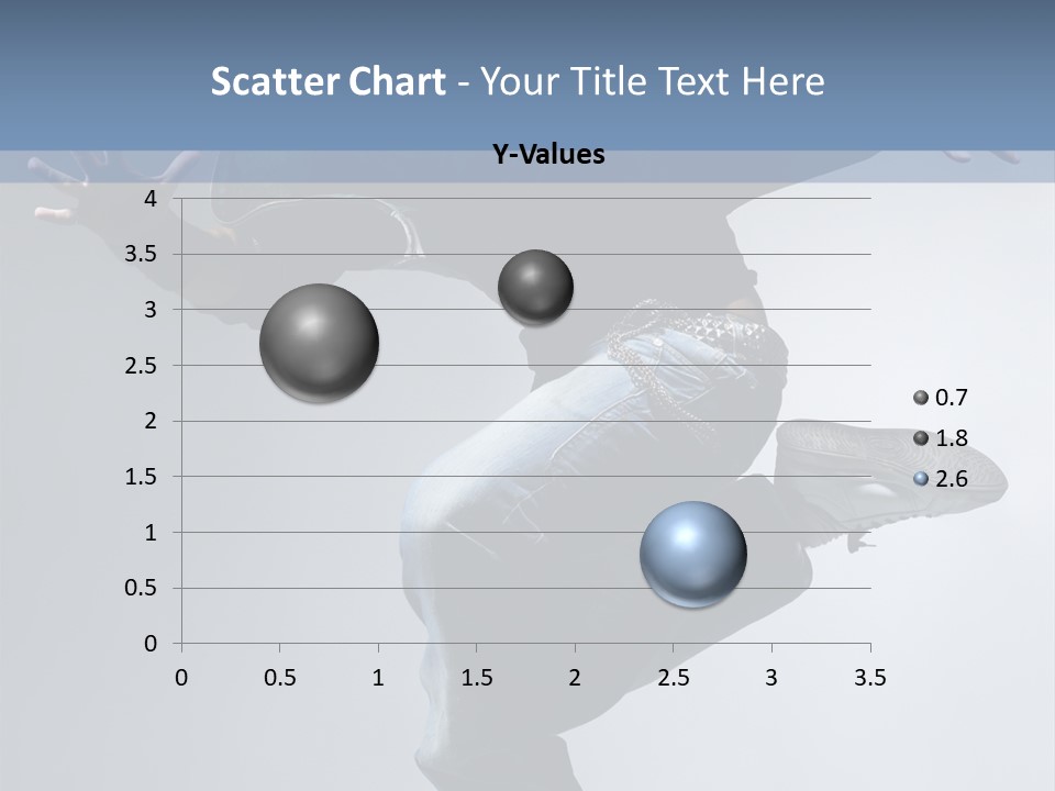 A Man Is Jumping In The Air With His Skateboard PowerPoint Template