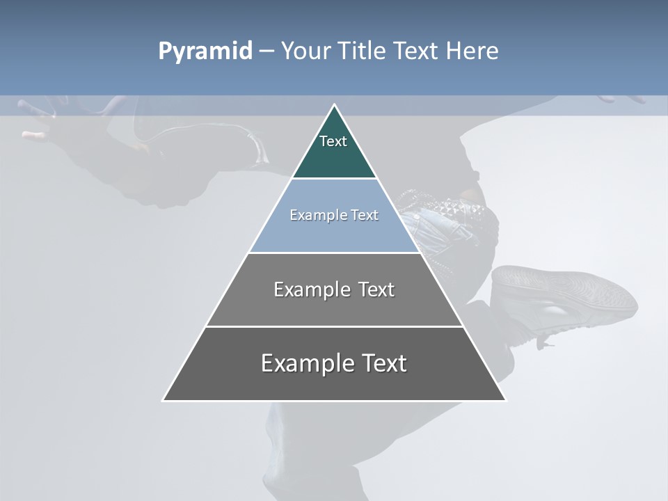 A Man Is Jumping In The Air With His Skateboard PowerPoint Template