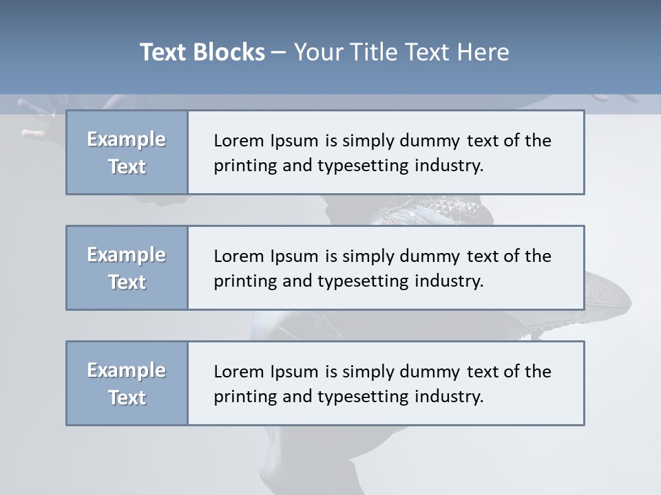 A Man Is Jumping In The Air With His Skateboard PowerPoint Template