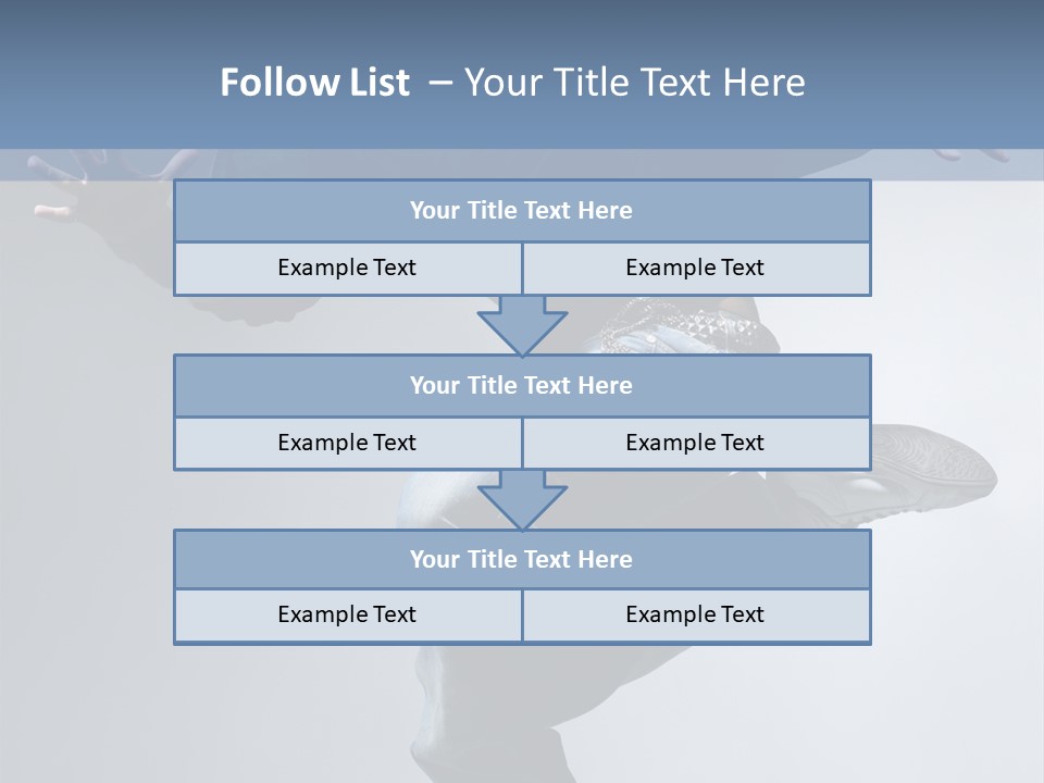 A Man Is Jumping In The Air With His Skateboard PowerPoint Template