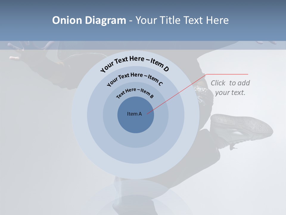 A Man Is Jumping In The Air With His Skateboard PowerPoint Template