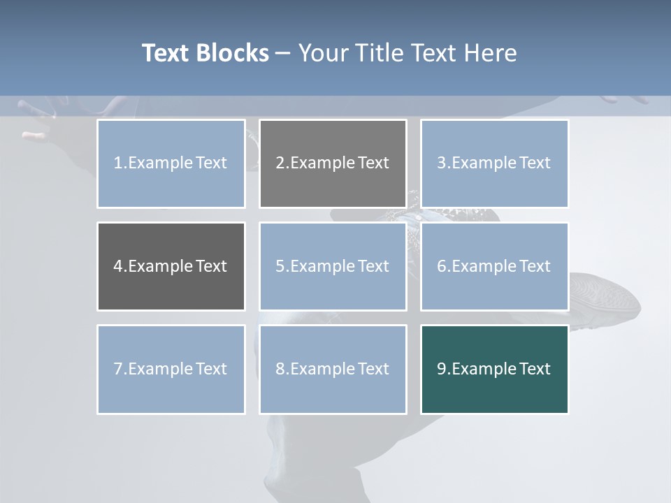 A Man Is Jumping In The Air With His Skateboard PowerPoint Template