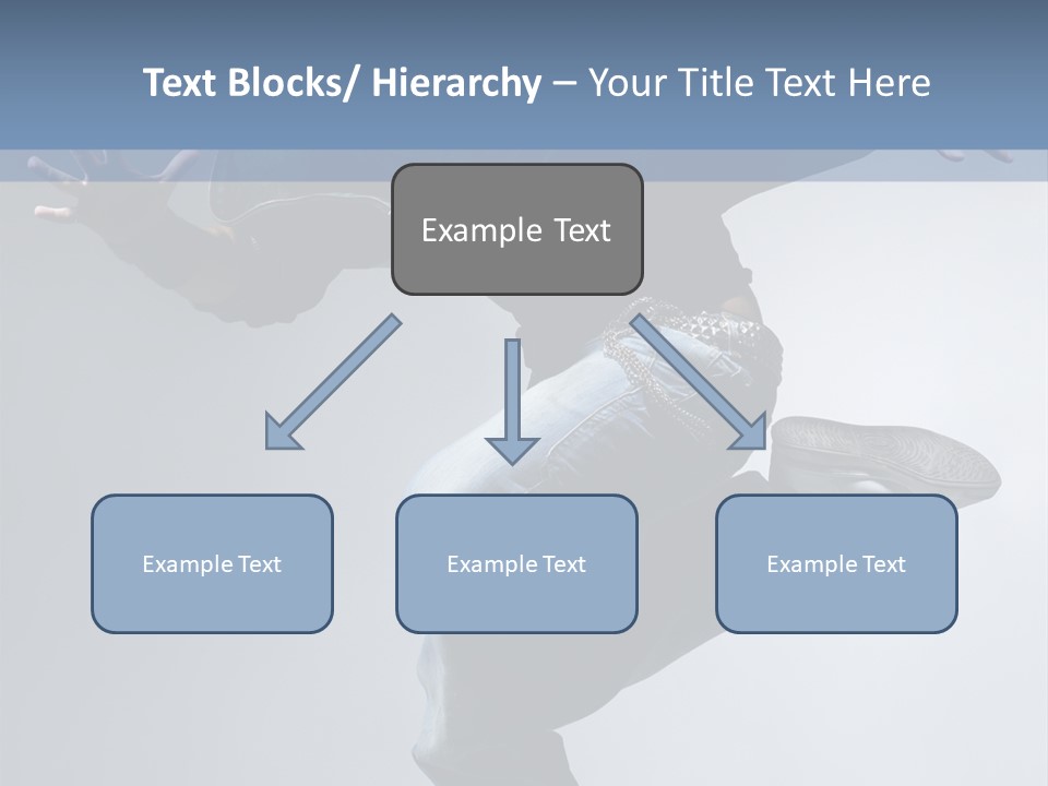 A Man Is Jumping In The Air With His Skateboard PowerPoint Template