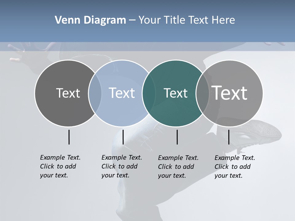 A Man Is Jumping In The Air With His Skateboard PowerPoint Template