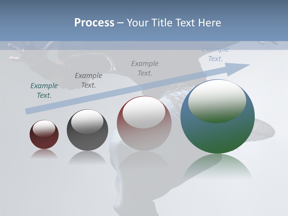 A Man Is Jumping In The Air With His Skateboard PowerPoint Template