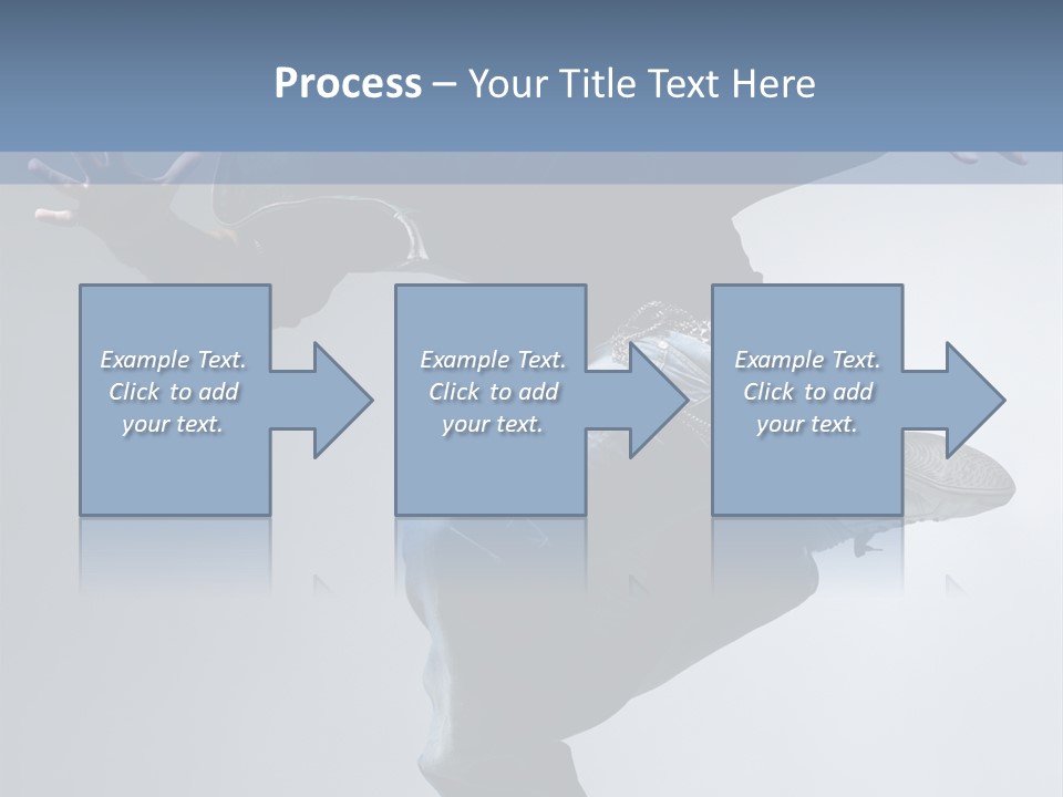 A Man Is Jumping In The Air With His Skateboard PowerPoint Template