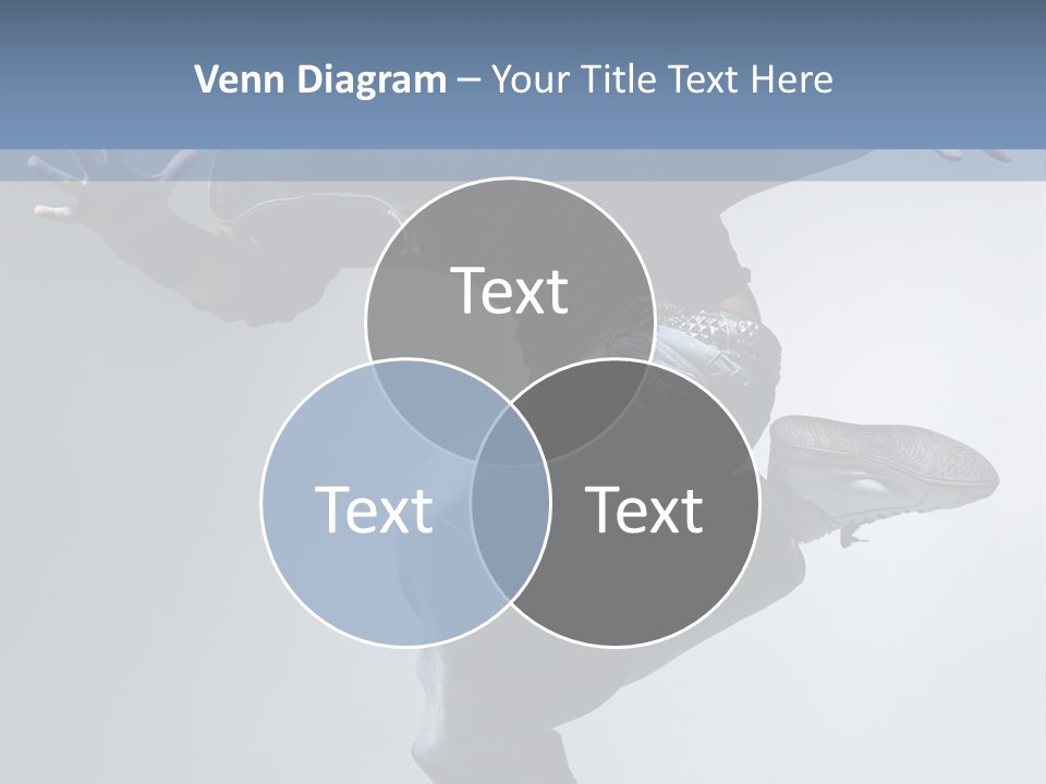 A Man Is Jumping In The Air With His Skateboard PowerPoint Template