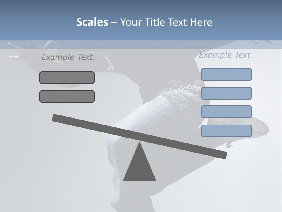 A Man Is Jumping In The Air With His Skateboard PowerPoint Template