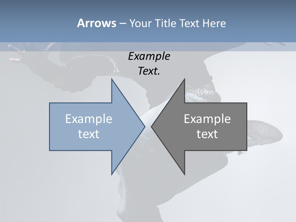 A Man Is Jumping In The Air With His Skateboard PowerPoint Template