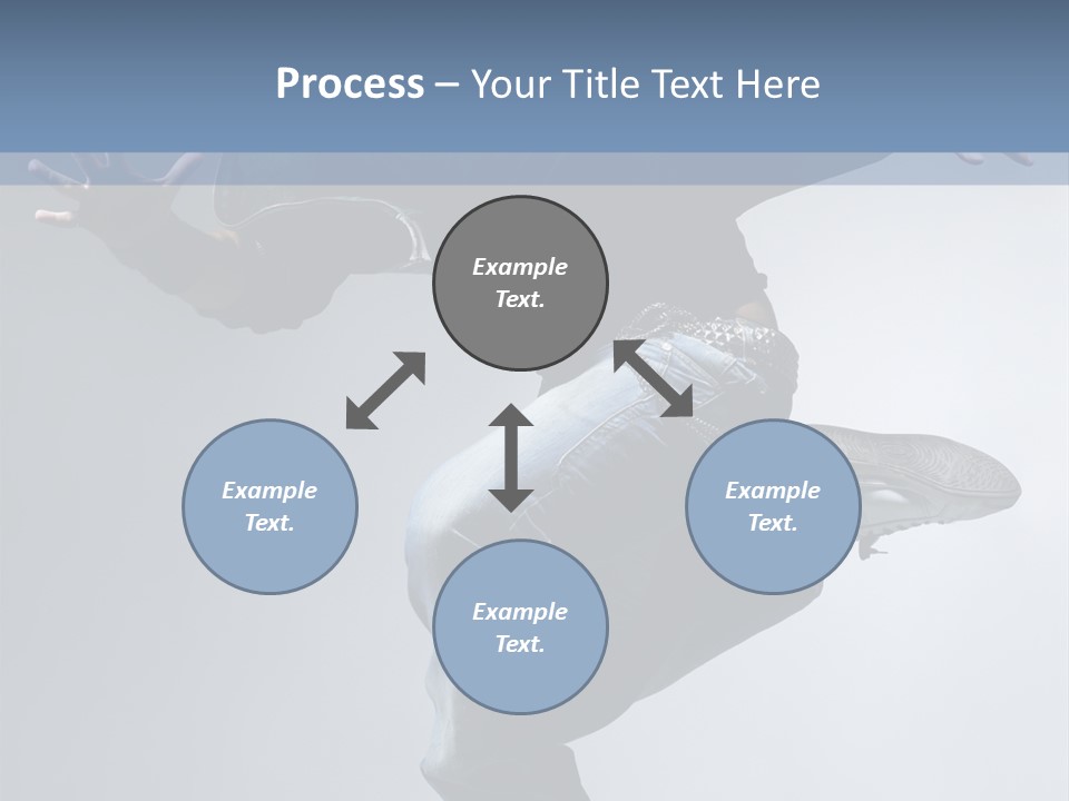 A Man Is Jumping In The Air With His Skateboard PowerPoint Template