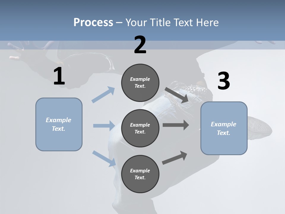 A Man Is Jumping In The Air With His Skateboard PowerPoint Template