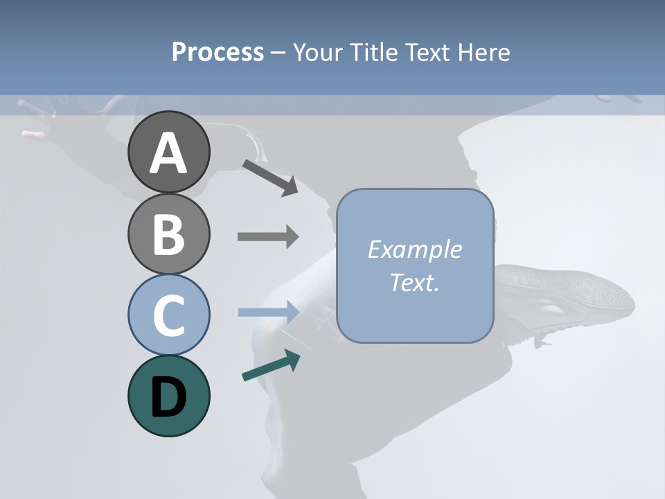 A Man Is Jumping In The Air With His Skateboard PowerPoint Template