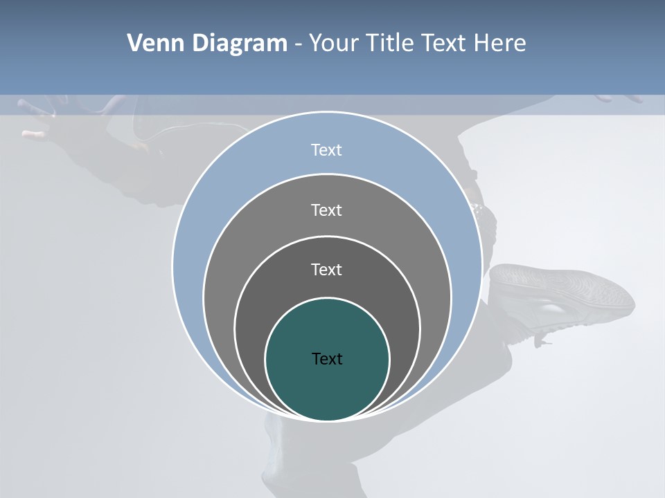 A Man Is Jumping In The Air With His Skateboard PowerPoint Template