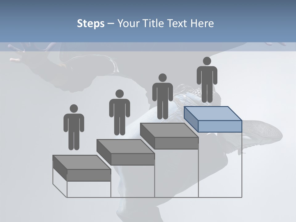 A Man Is Jumping In The Air With His Skateboard PowerPoint Template