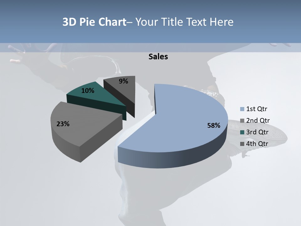 A Man Is Jumping In The Air With His Skateboard PowerPoint Template