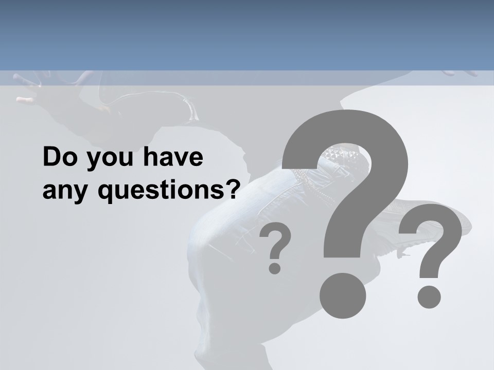 A Man Is Jumping In The Air With His Skateboard PowerPoint Template