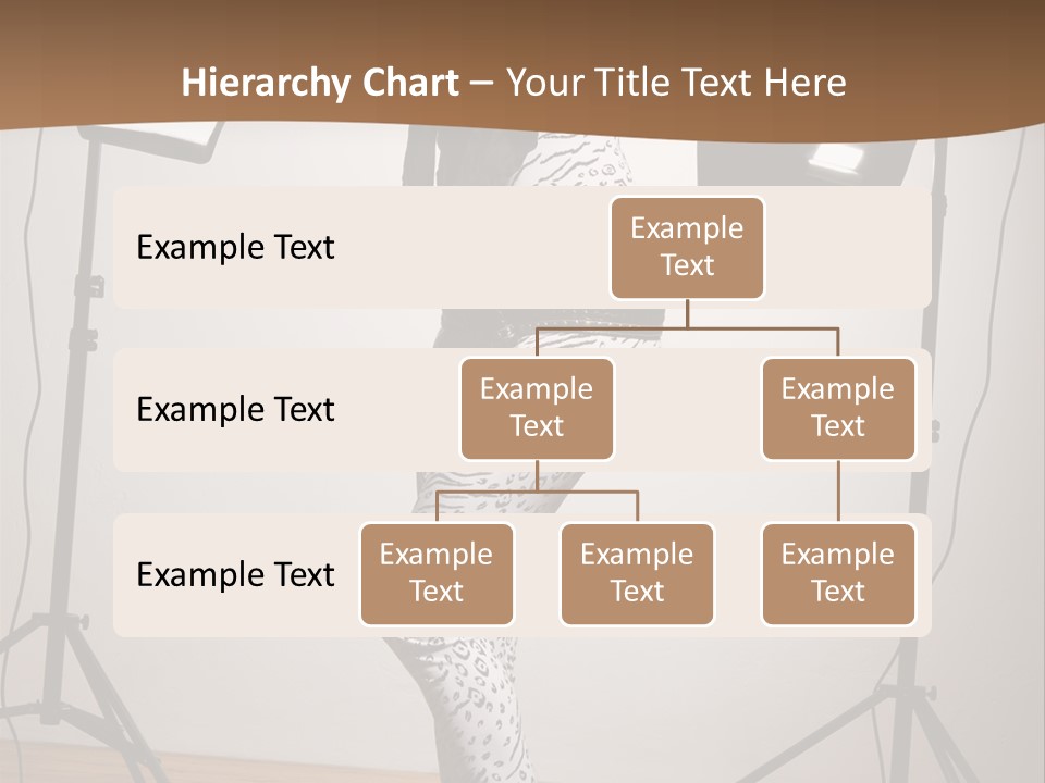 A Woman Is Posing In Front Of A Camera PowerPoint Template