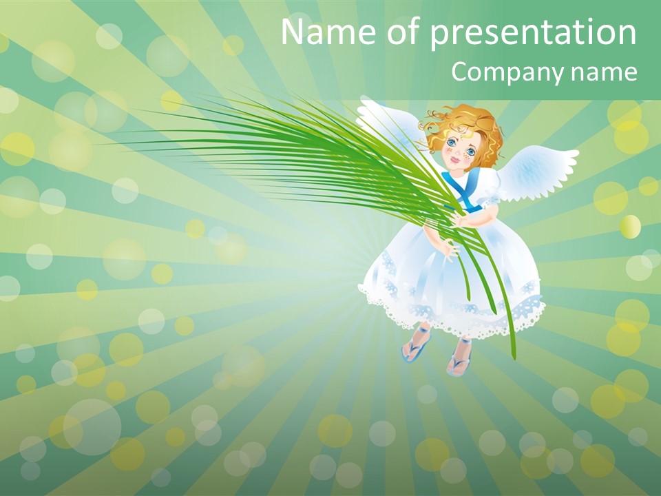 Palmsunday Persuasions Rescue PowerPoint Template