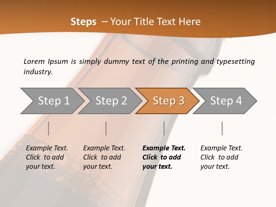 Ale Glass Brown PowerPoint Template