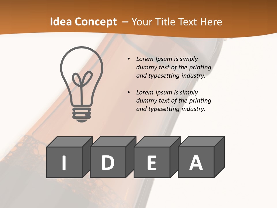 Ale Glass Brown PowerPoint Template