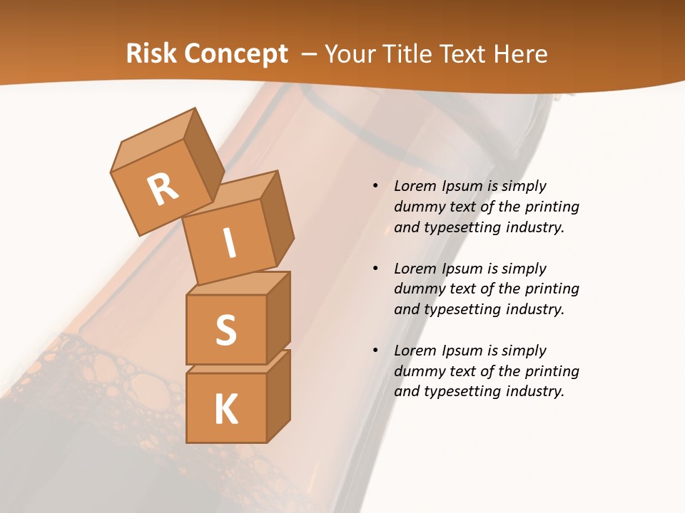 Ale Glass Brown PowerPoint Template