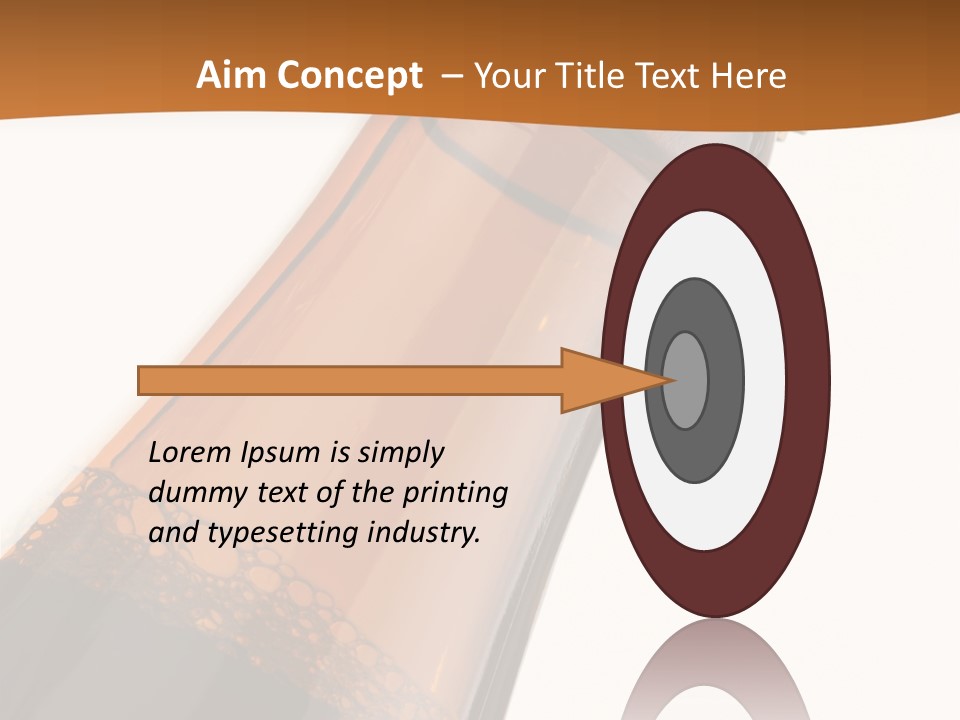 Ale Glass Brown PowerPoint Template