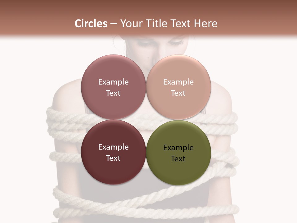 Feminine Unintentional Toil PowerPoint Template