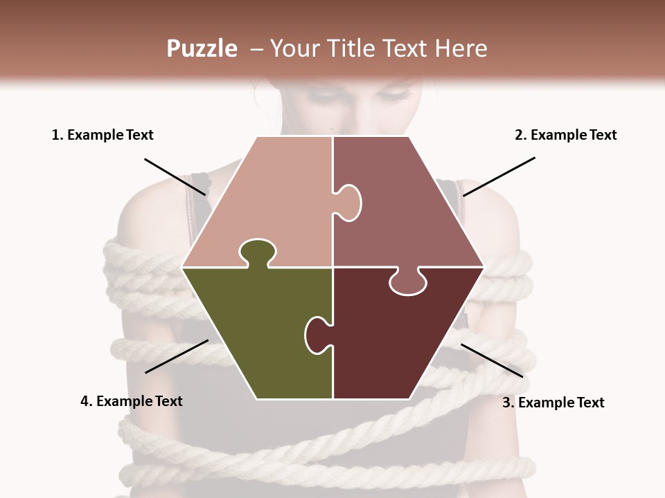 Feminine Unintentional Toil PowerPoint Template