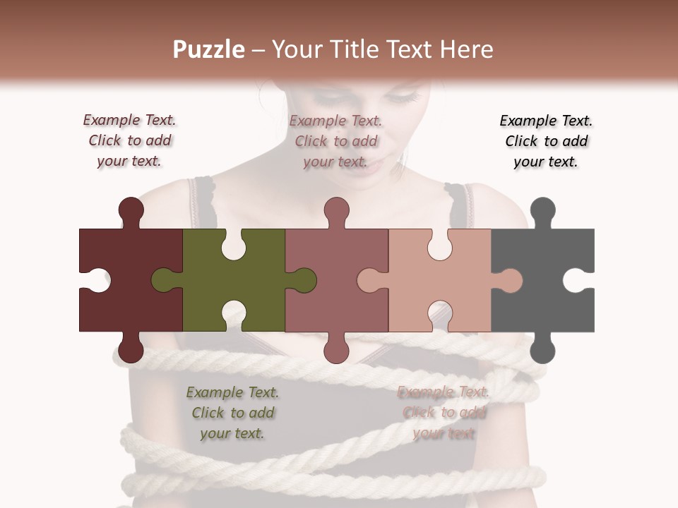 Feminine Unintentional Toil PowerPoint Template