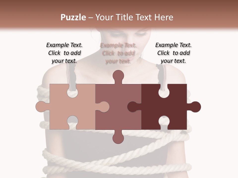 Feminine Unintentional Toil PowerPoint Template