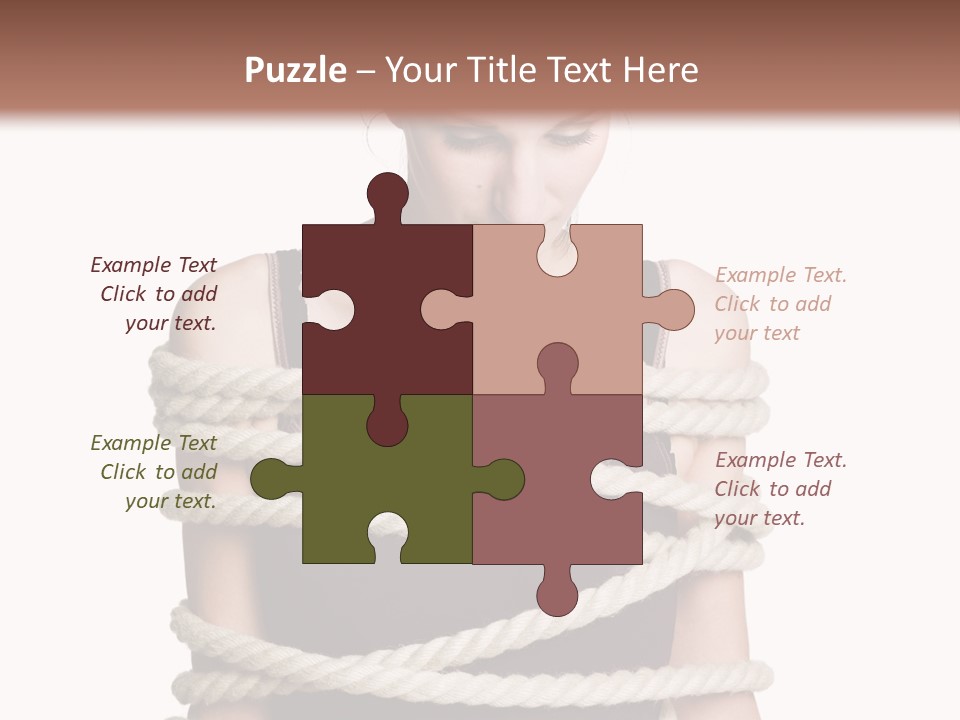 Feminine Unintentional Toil PowerPoint Template