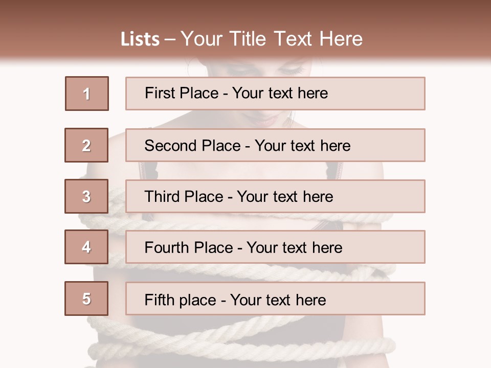 Feminine Unintentional Toil PowerPoint Template