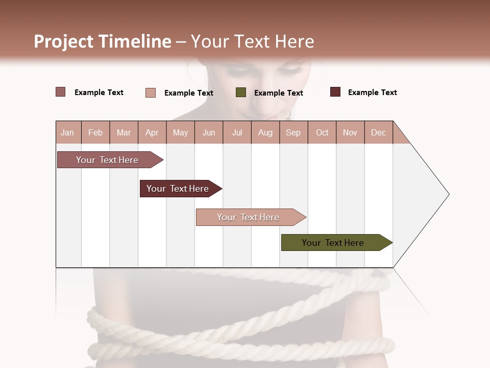 Feminine Unintentional Toil PowerPoint Template