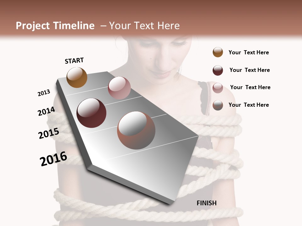 Feminine Unintentional Toil PowerPoint Template