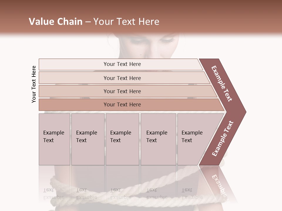 Feminine Unintentional Toil PowerPoint Template