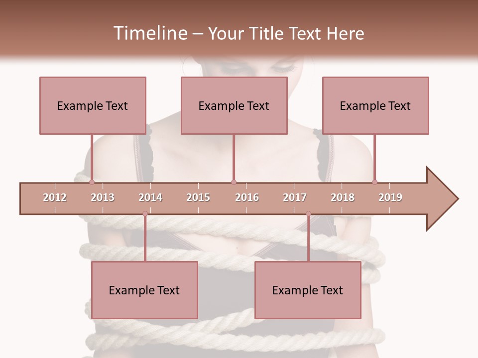 Feminine Unintentional Toil PowerPoint Template